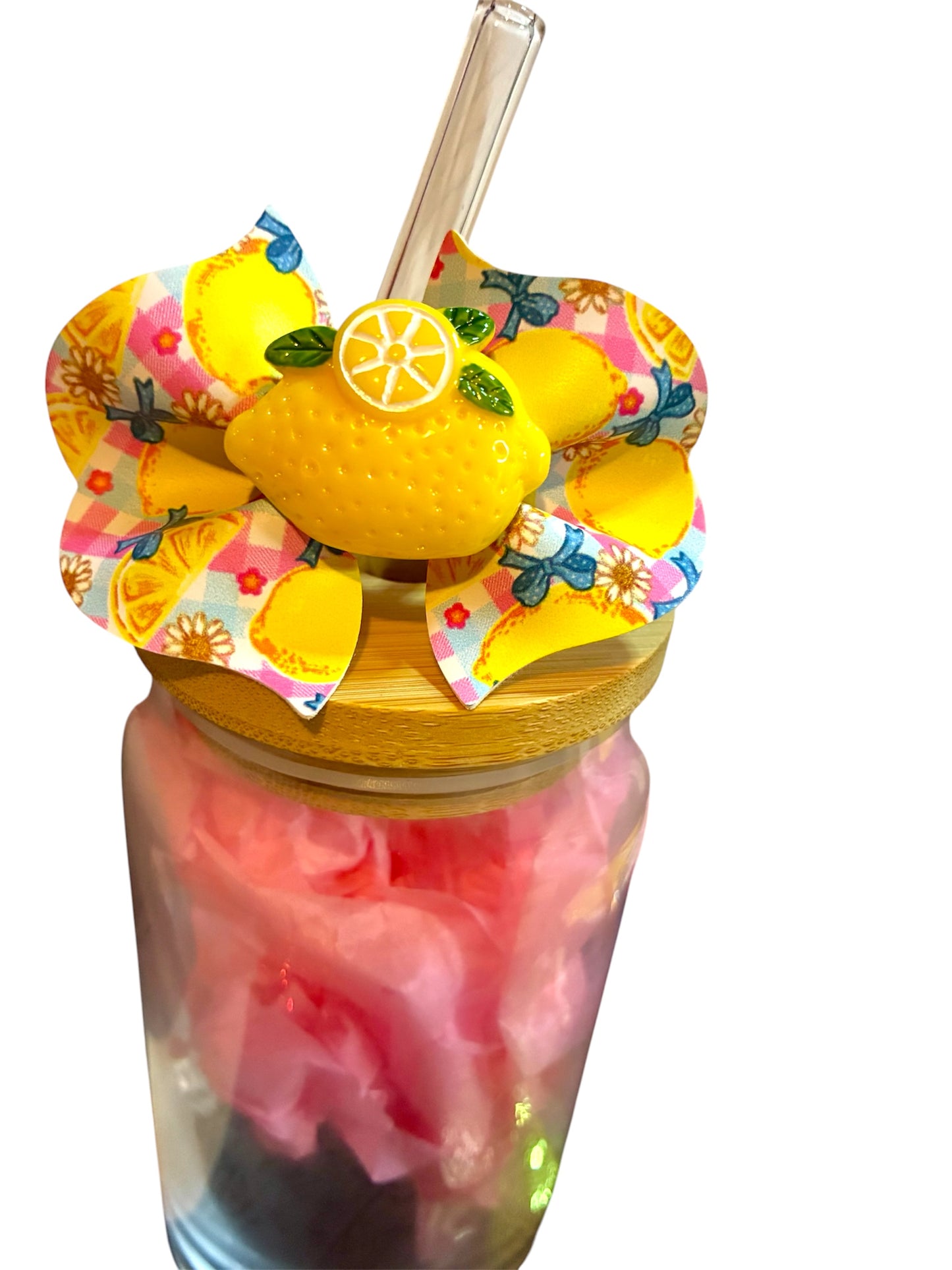 Pretty Lemons Straw Topper