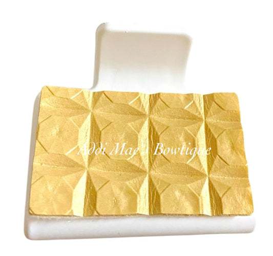 Gold Texture Small Claw Clip