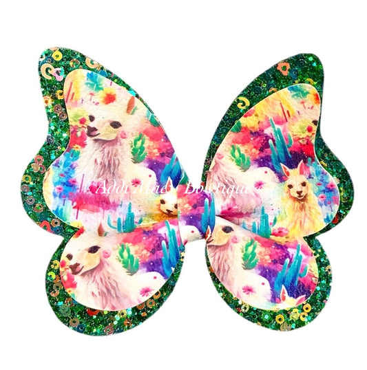 Llama Butterfly Bow