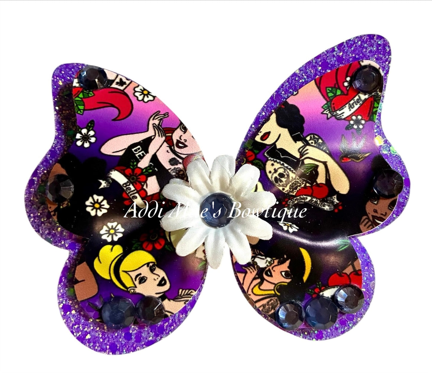 Tattooed Princess Butterfly Bow