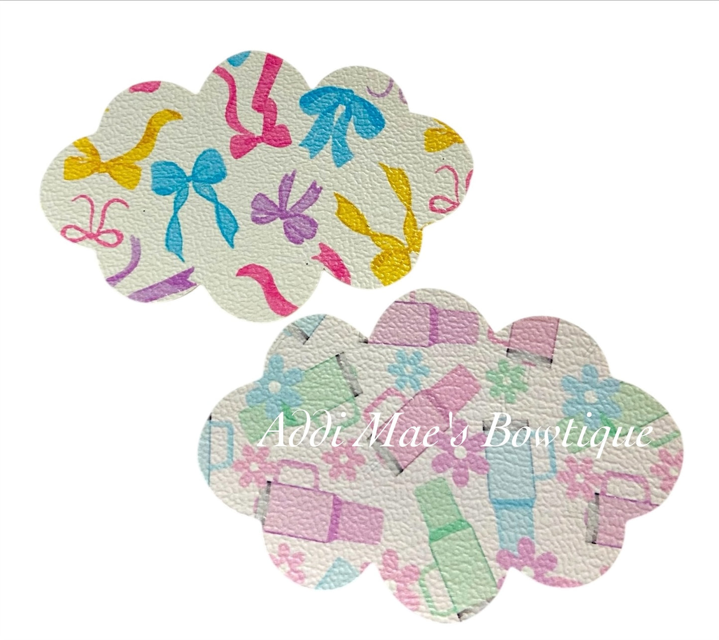 Pastel Spring Bows Tumblers Snap Clip Set