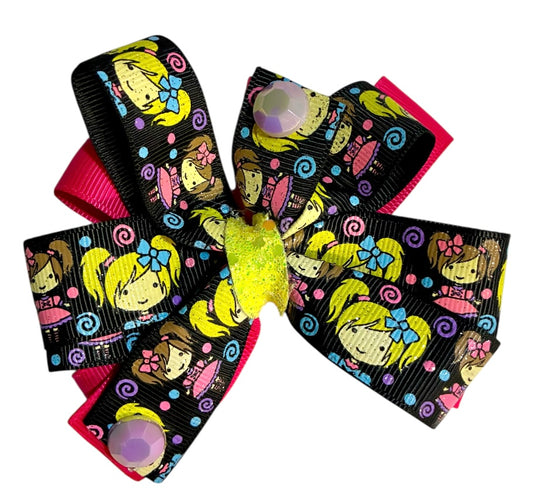 Cute Girls Ribbon Bow