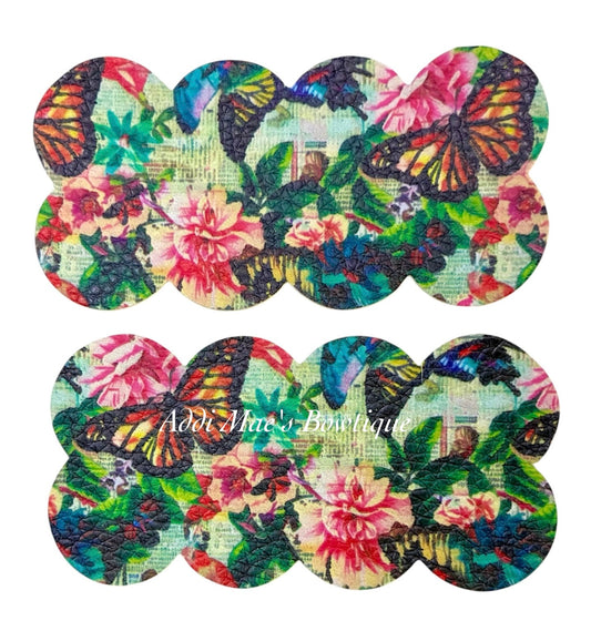 Vintage Butterfly Snap Clip Set