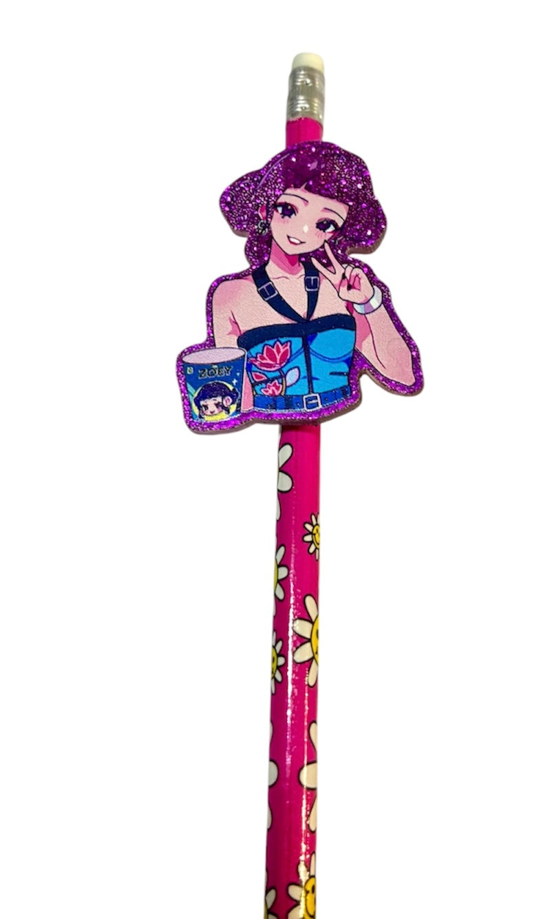 Pencil Back To School Topper Grips