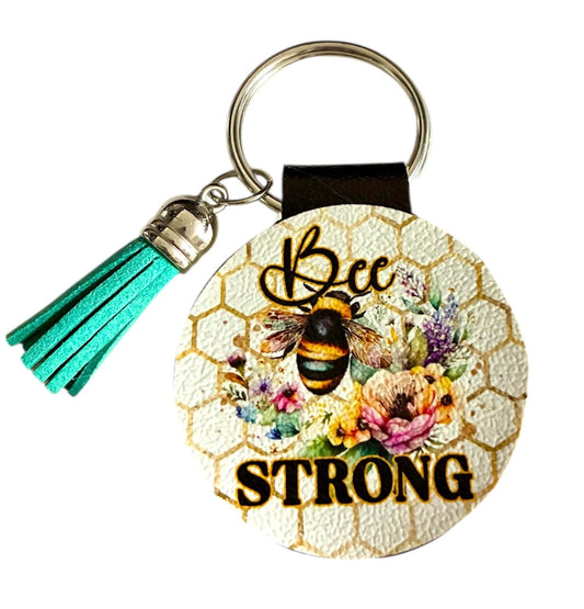 Bee Strong Keychain