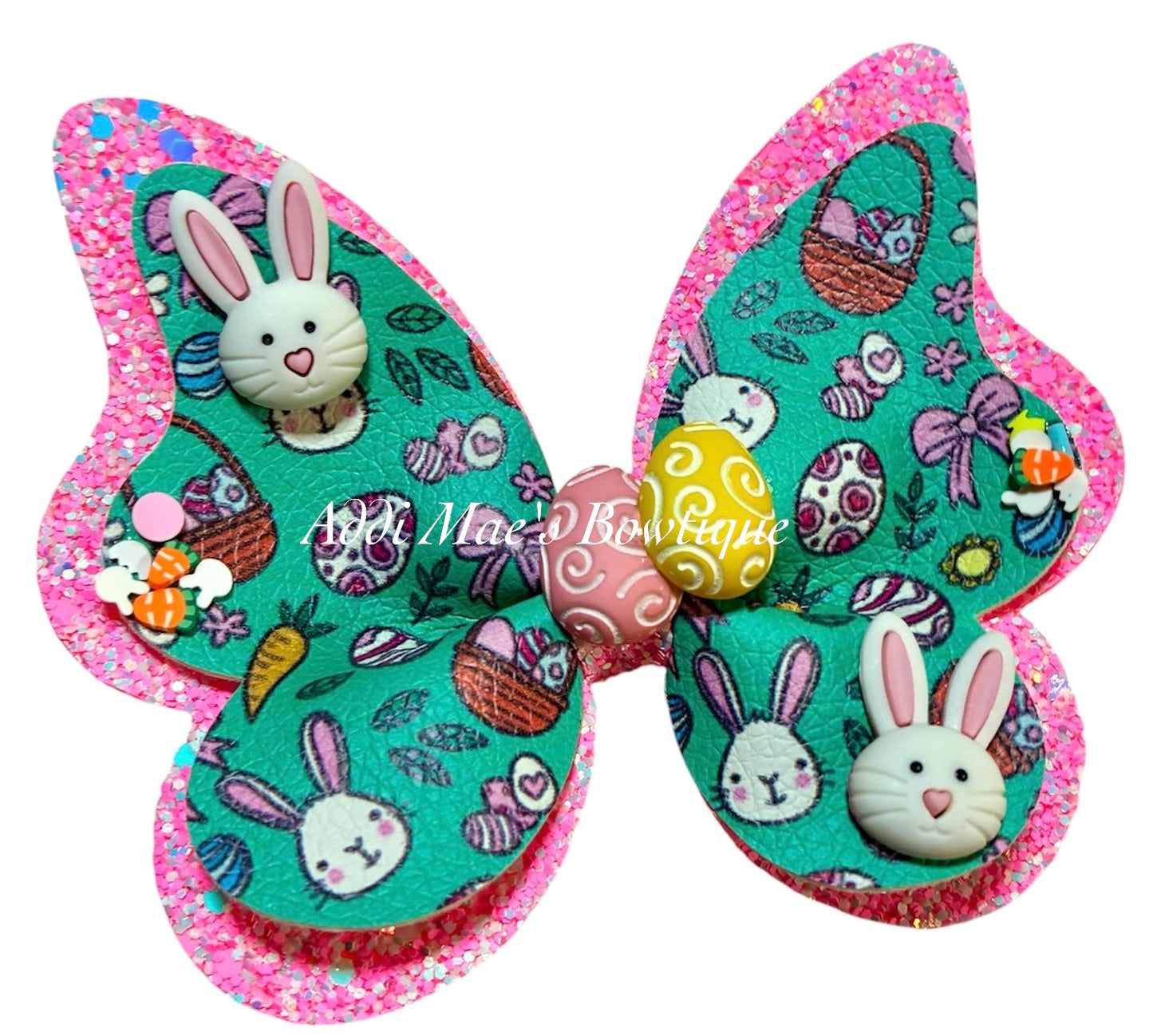 Easter Baskets Bunny Butterfly Bow