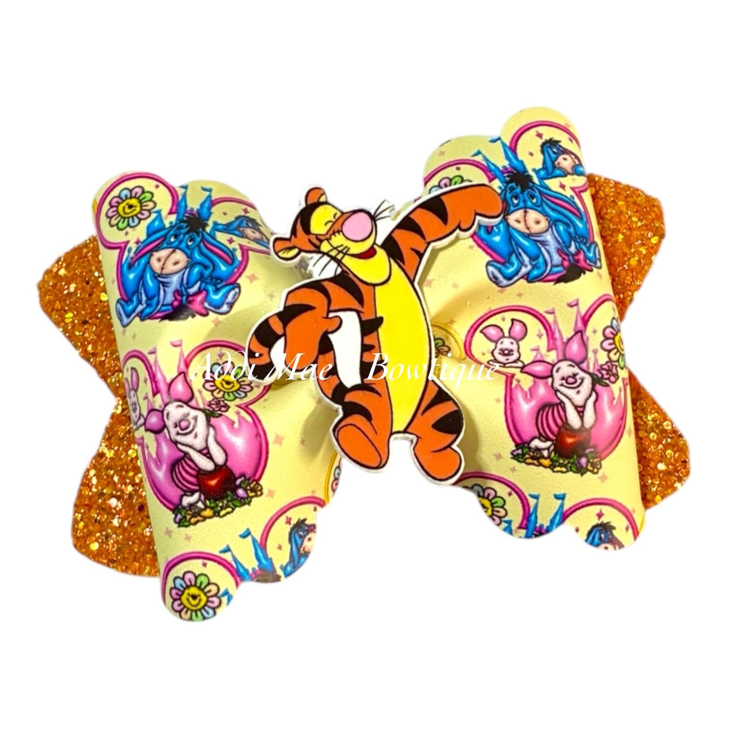 Yellow Bear Friends Bow