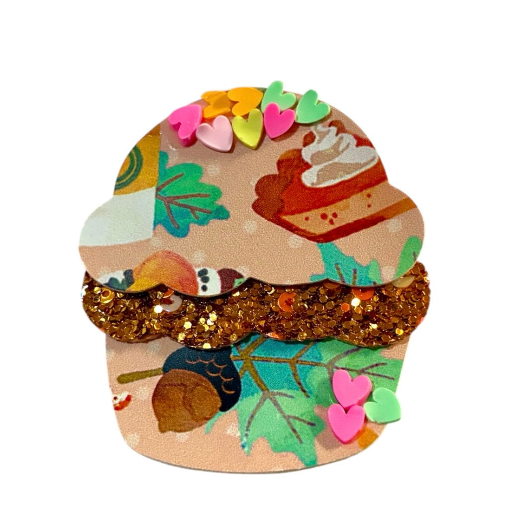 Give Thanks Cupcake Clip