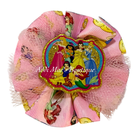 Princess Ruffle Ribbon Bow