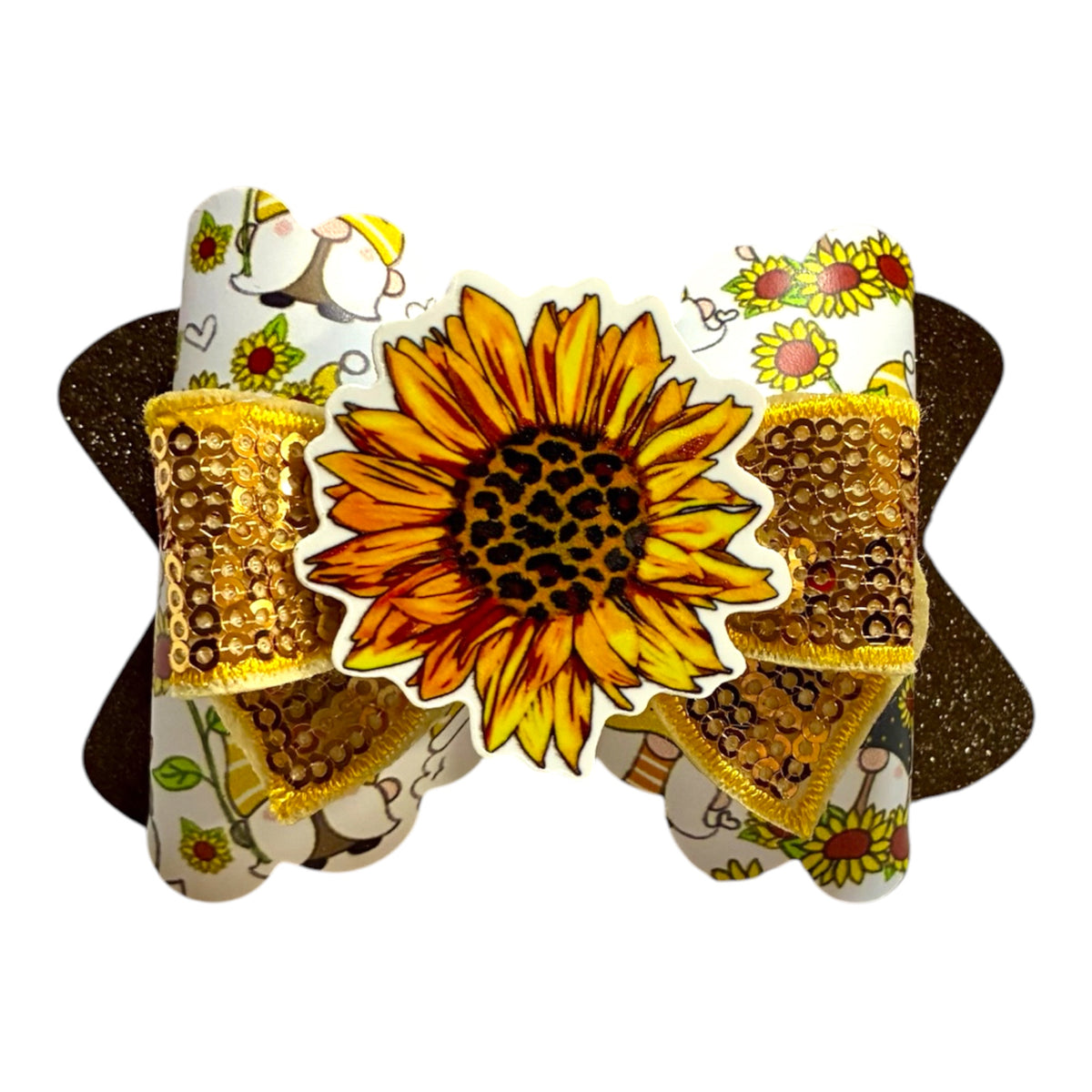 Sunflower Gnomes Bow