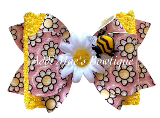 Puffy Daisy Bow