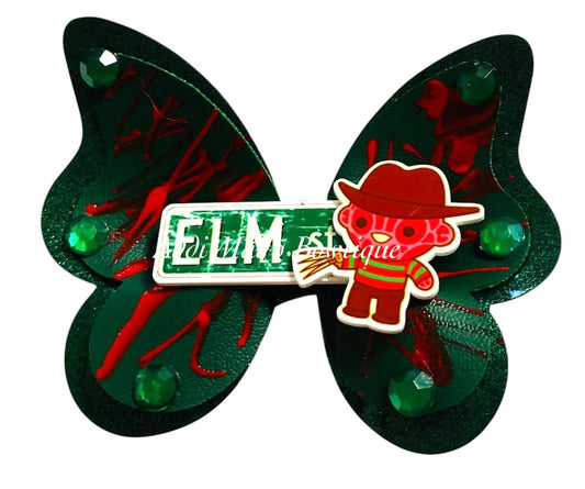 Elm Street Halloween Butterfly Bow