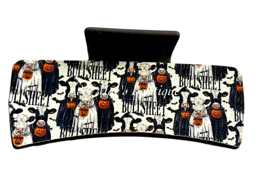 Bull Sheet Halloween Cow XL Claw Clip