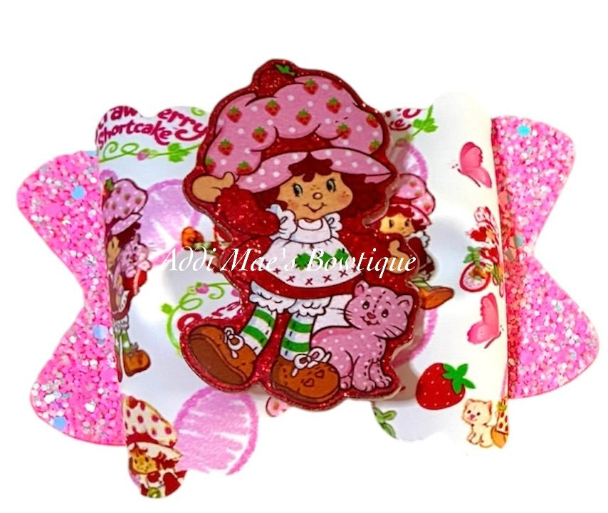 Strawberry Girl Bow