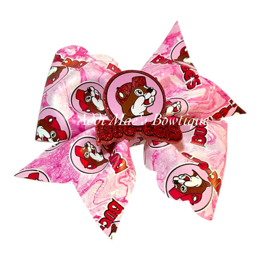 Pink Beaver Bow