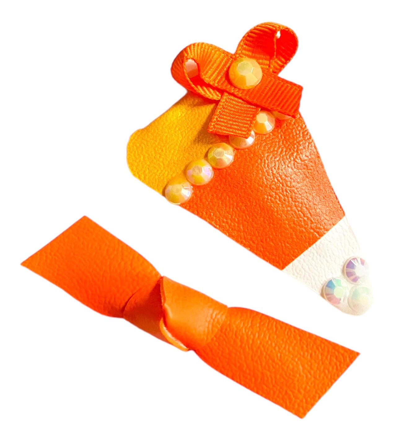 Candy Corn Halloween Candy SnapClip