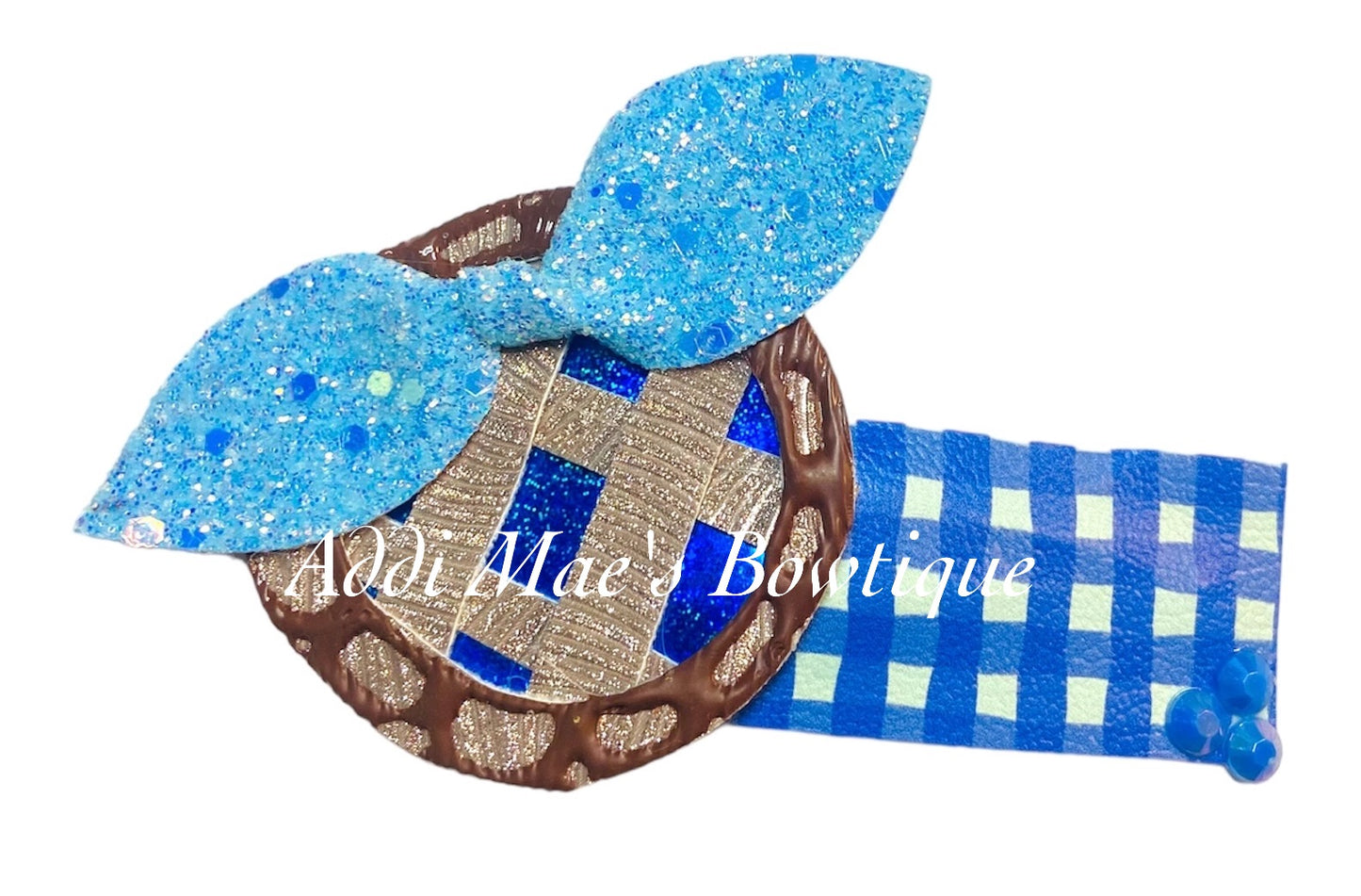 Blueberry Pie Plaid XL SnapClip