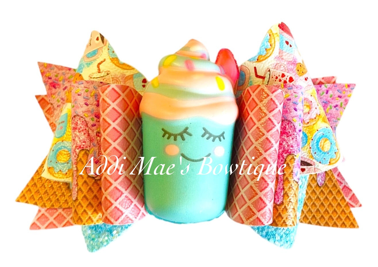 Squishy Milkshake Food Bow