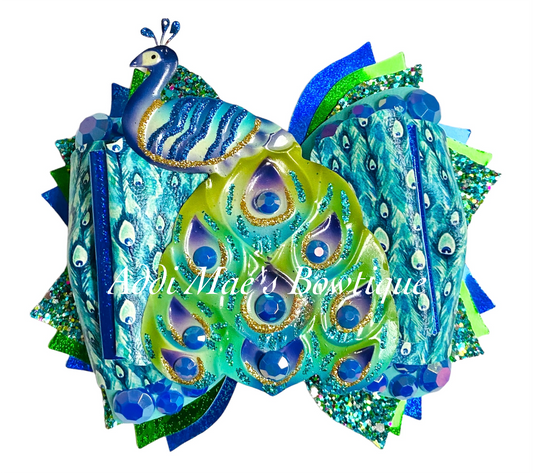 Peacock Feathers Peacock Bow