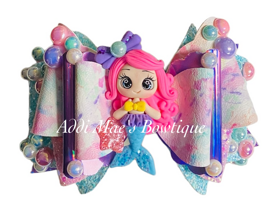 Mermaid Clay Bow