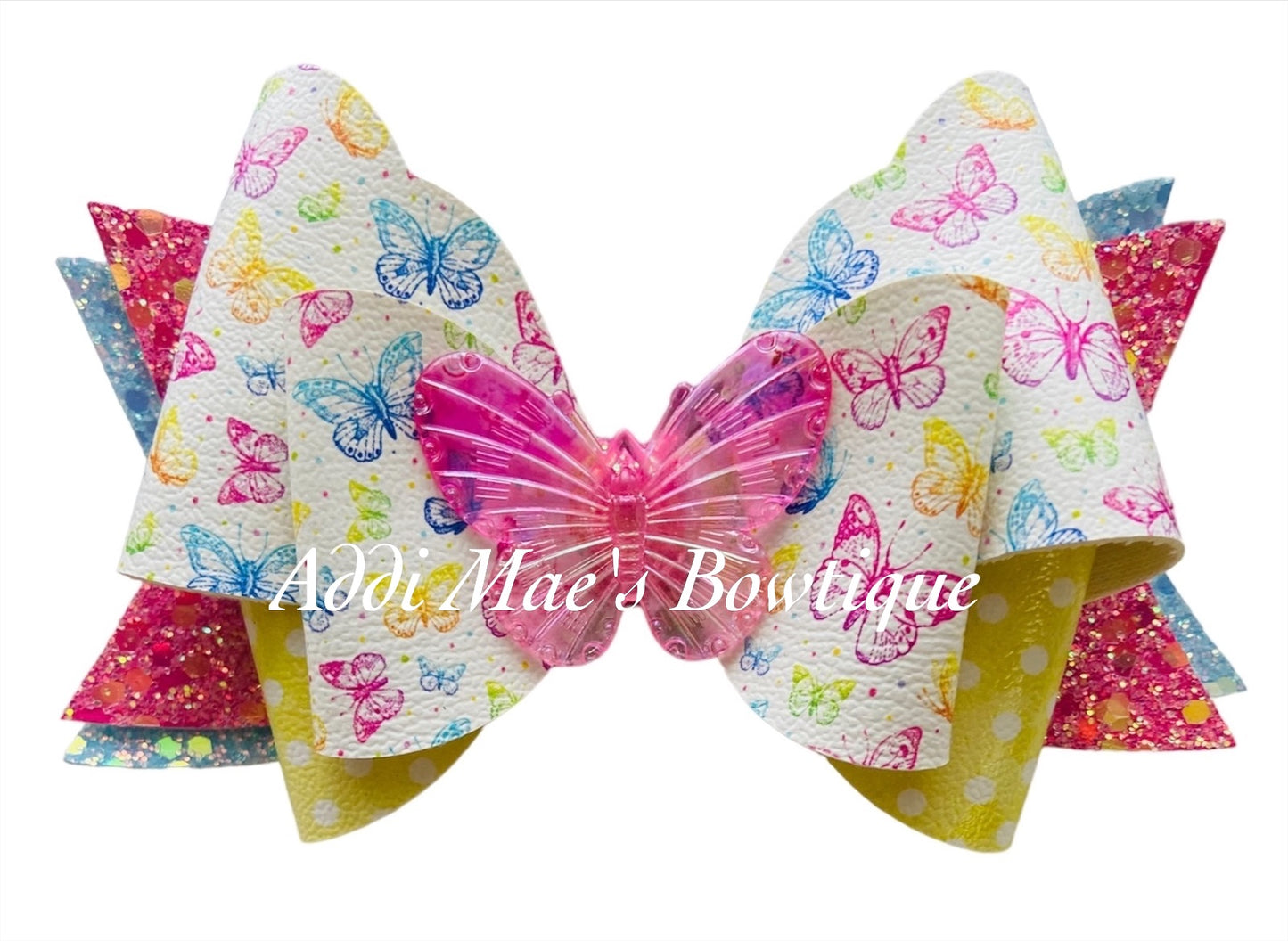 Spring Butterfly Bow